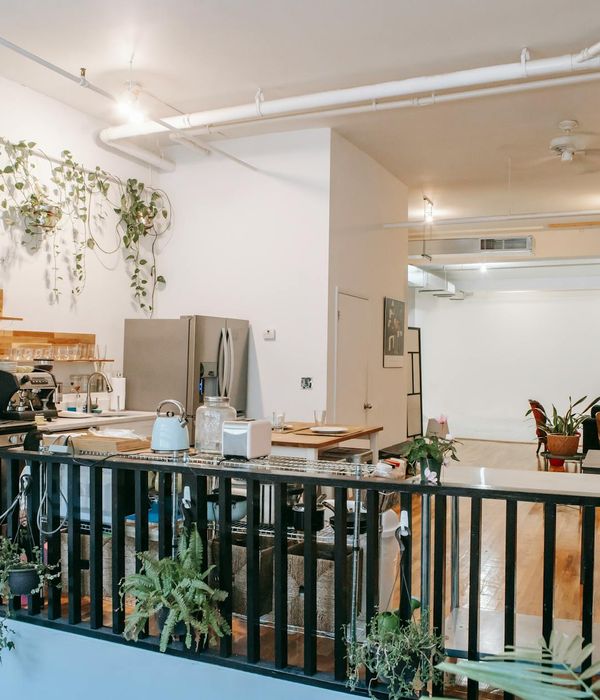 industrial loft style apartment interior