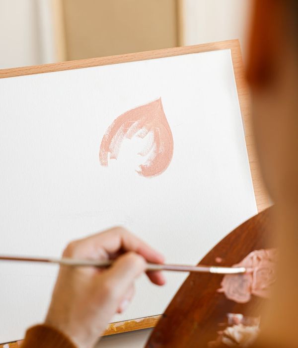 Interior color palette selection process